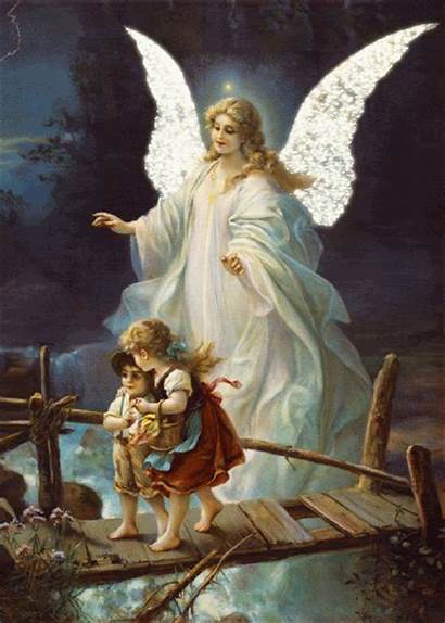Angel Watching Children Angels Fanpop Guardian Painting