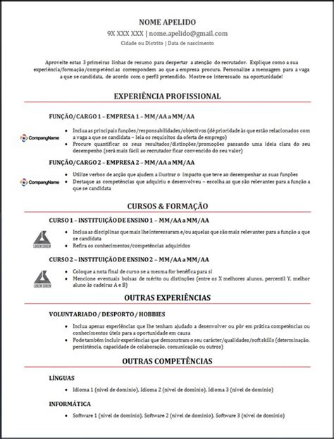 Veja exemplos de tradução de curriculum vitae em frases, ouça a pronúncia e aprenda gramática. Modelo de Curriculum Vitae: Modelo CV Alerta Emprego | Modelo de curriculum vitae, Curriculum ...