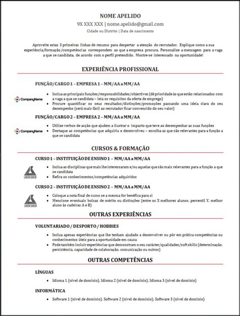 Europass curriculum vitae informação pessoal apelido(s) / nome(s) próprio(s) morada(s) telefone(s) ferreira lopes vitor daniel rua nova de recolha do correio em marcos e estações. Modelo de Curriculum Vitae: Modelo CV Alerta Emprego | Modelo de curriculum vitae, Curriculum ...