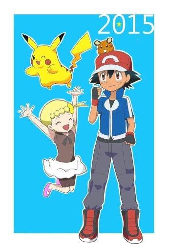 Ash Ketchum And Pikachu With Bonnie And Dedenne ♡ I Give Good Credit To Whoever Made This