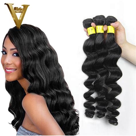 7A Good Cheap Weave Remy 100 Brazilian Virgin Hair Loose Body Wave