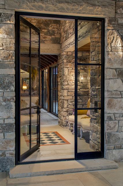 GRAND LODGE - Rustic - Entry - Austin - by Rehme Steel ...
