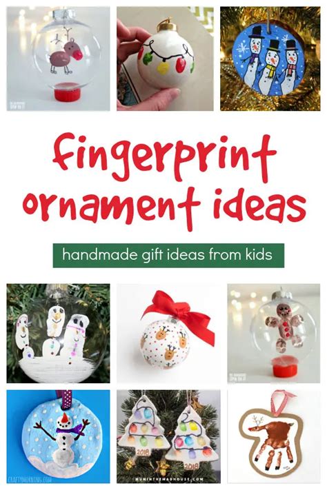 21 Adorable Fingerprint Ornament Ideas For Kids The Educators Spin