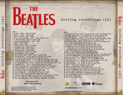 Classic Rock Covers Database The Beatles The Beatles Bootleg
