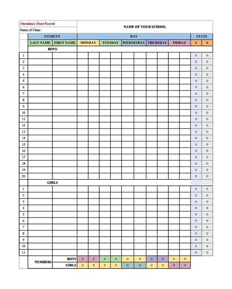 Employee Attendance Record Template Excel Templates Vrogue