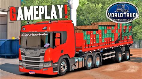 World Truck Driving Simulator Carreta Arqueada E Rebaixada Youtube