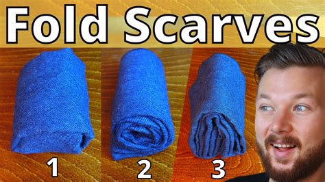Folding Scarves For Storage 3 Quick And Space Saving Methods Youtube