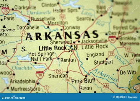 Little Rock Map Of Arkansas