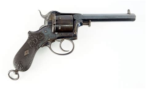 German Pinfire Revolver By C Stiegele Jr Ah4340