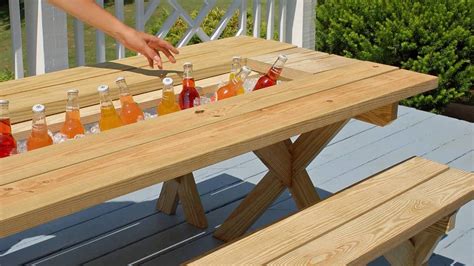 15 Fantastic Picnic Table Plans For Backyard Picnic Table Plans Diy