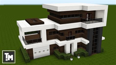 Makapuchii here presenting you my cool modern house which i called. Minecraft: How To Build a Modern House / Mansion Tutorial ...
