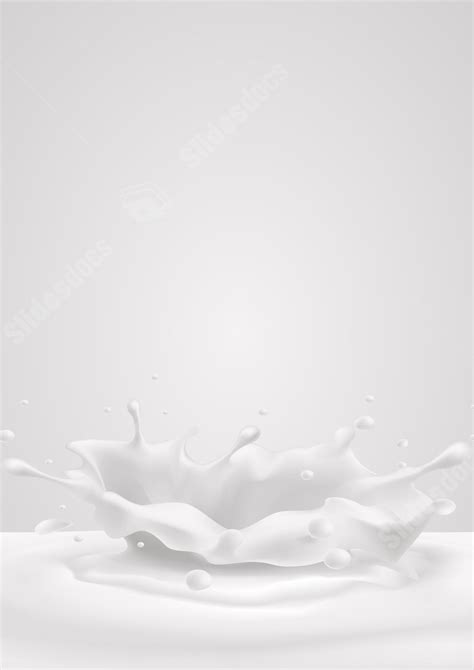 Milk Splash In Vector Form Page Border Background Word Template And