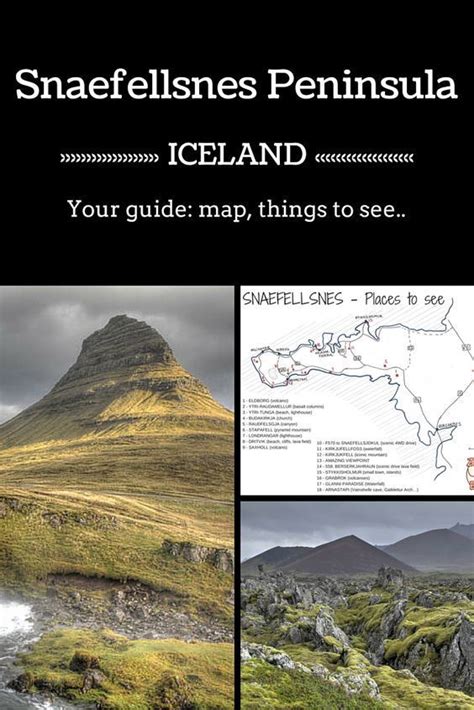 Snaefellsnes Peninsula Iceland Map Highlights Photos With