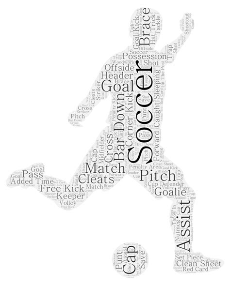Unleash Your Soccer Spirit With This Incredible Free Word Art Printable