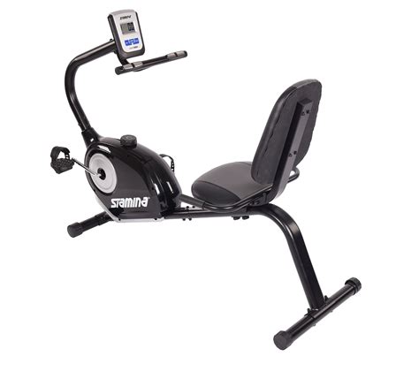 Recumbent exercise bike with pulse monitor by marcy pedal your way to getting a fit body in the comfort of your home with the marcy recumbent bike. Stamina 1360 Magnetic Recumbent Exercise Bike — QVC.com