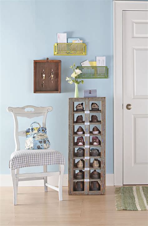 Smart shoe storage not only looks nice, it also saves you a lot of space! Small Shoe Rack, Entryway Amp Mudroom Inspiration Amp ...