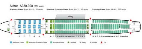 Air China Airlines Airbus A330 300 Aircraft Seating Chart China