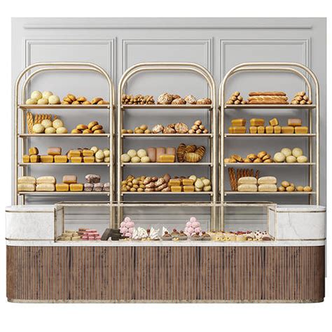 Large Bakery With Pastries And Desserts 3d Model Cgtrader