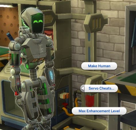 Mod The Sims Servo Cheats Max Your Servos Enhancement Level Or