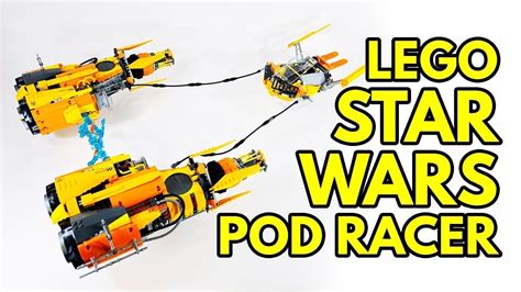 I Took Apart My Lego Star Wars Pod Racer Moc Youtube