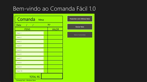 Comanda Fácil for Windows 10 free download on 10 App Store