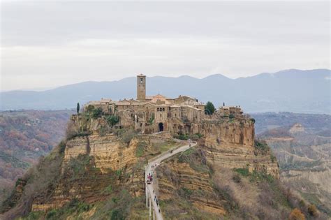 Civita Di Bagnoregio A Beautiful Dying Town In Lazio Italy Stock