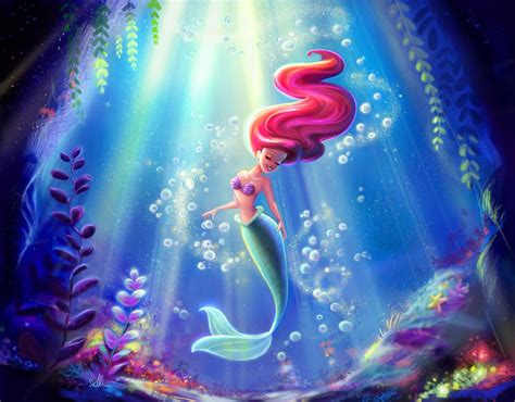 Mermaid Art Wallpapers Top Free Mermaid Art Backgrounds Wallpaperaccess