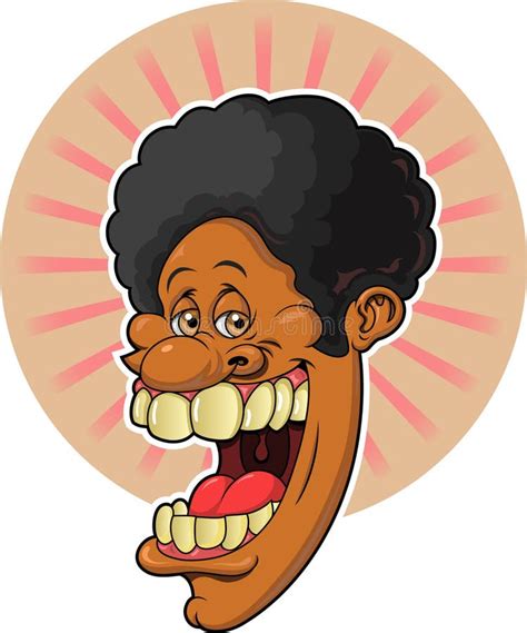 Afro Guy Stock Vector Illustration Of Funny Hair Smile 21802831
