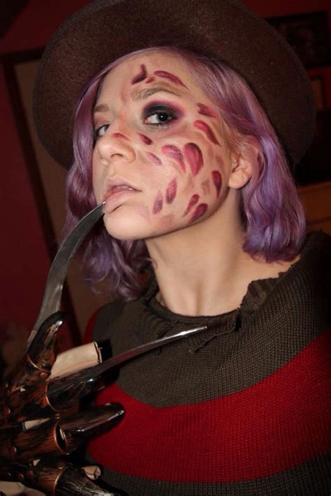 Freddy Krueger Makeup Freddy Krueger Makeup Dance Hairstyles Halloween Make Up