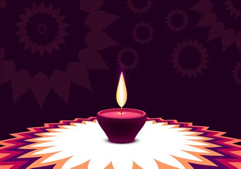 Happy Diwali Pattern Purple Background Diwali 2018 Diwali Lights