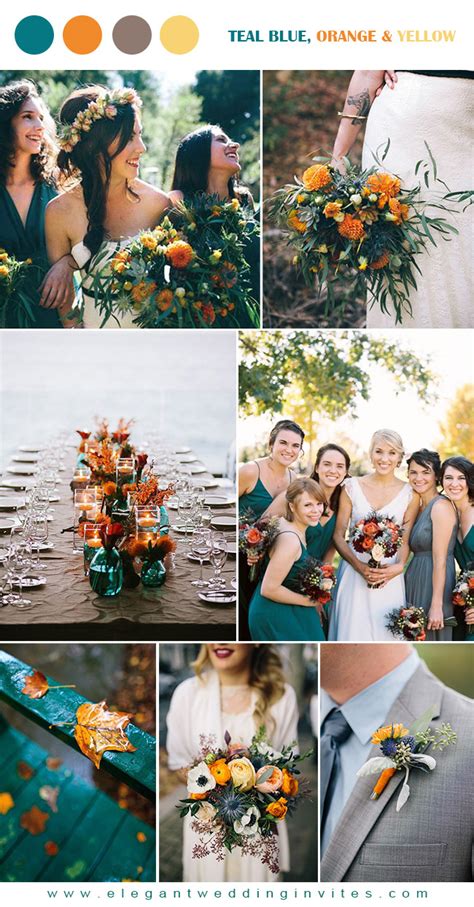 10 Stunning Wedding Colors For A Fall Wedding