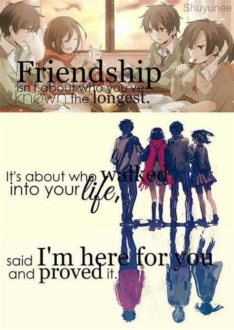 Anime Quotes About Friendship Fake Friendship Friendship Images