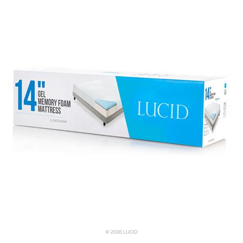 Lucid combines the softness of memory foam with added cooling features that may just be the game changer you need to add pressure relief to your current mattress. Lucid 14" Memory Foam Mattress & Reviews | Wayfair