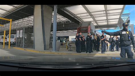 Entering Usa From Tijuana Mexico Full Vehicle Inspection By Border