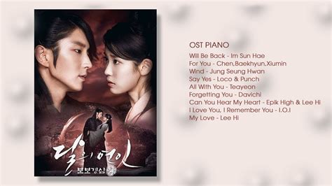 Moon Lovers Scarlet Heart Ryeo Ost Piano Playlist Youtube