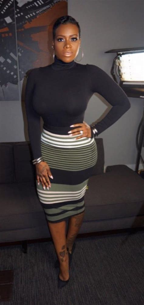 Fantasia Barrino Fantasia Barrino High Neck Dress Fashion