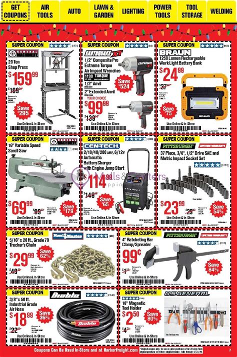 Harbor Freight Tools Weekly Ad Sales And Flyers Specials Mallscenters