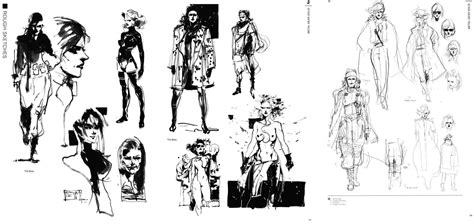 The Boss Concept Sketches Some Are NSFW R Metalgearsolid