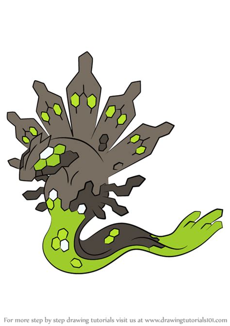 The sixth generation of pokémon games. Zygarde Pokemon Coloring Pages Coloring Pages
