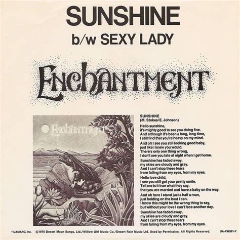 Enchantment Sunshine Vinyl Records And Cds For Sale Musicstack