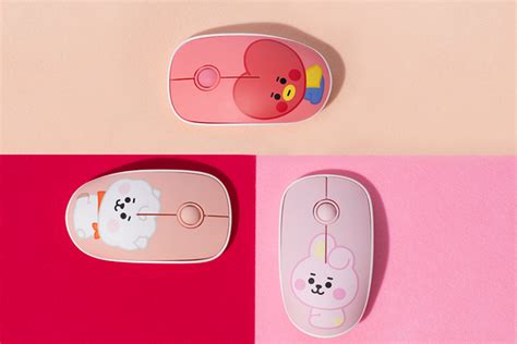 Bts Baby Bt21 Official Wireless Silent Mouse K Cutiestar
