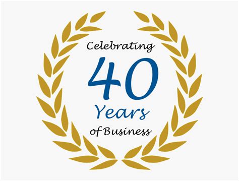 40 Years In Business Hd Png Download Kindpng