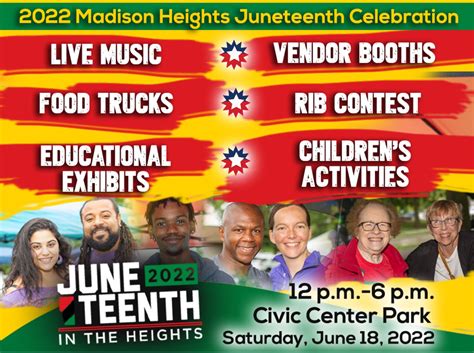 Madison Heights Citizens United Announces Juneteenth Event Voting