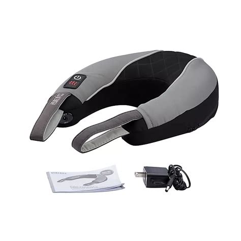 homedics® pro therapy vibration neck massager with soothing in black bed bath and beyond