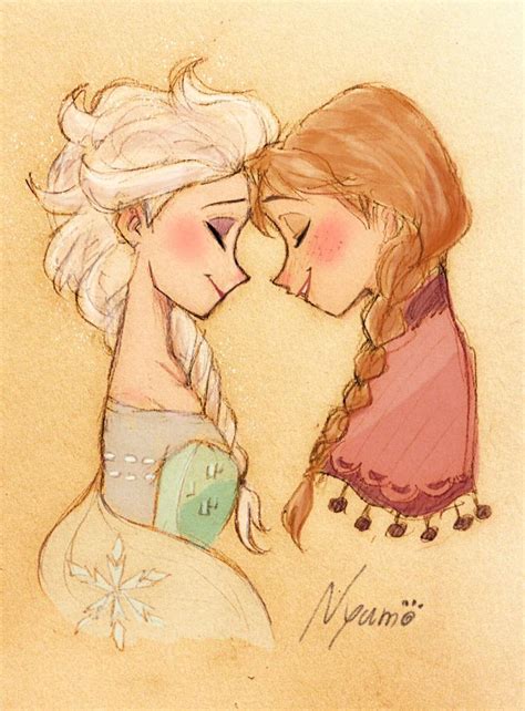 Elsa And Anna Elsa And Anna Fan Art 38445034 Fanpop