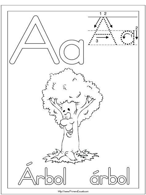 Vocal+a+para+colorear - Imagui | Vocales para colorear, Dibujos de las