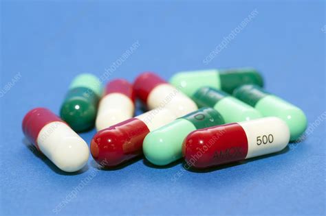 Antibiotic Drug Capsules Stock Image C0228768 Science Photo Library