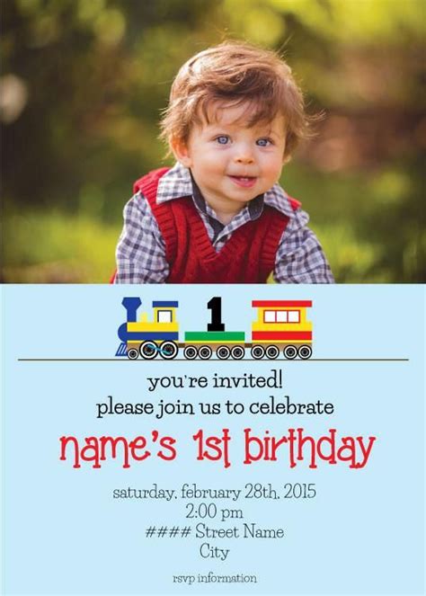 Train Birthday Party Custom Invitation Printable Max And Otis Designs