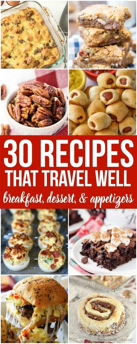 30 Holiday Recipes That Travel Well Easy Potluck Recipes Breakfast