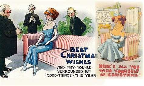Museum Uncovers Collection Of Saucy Christmas Cards By Donald Mcgill
